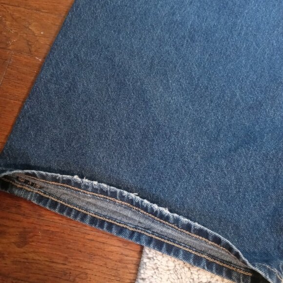 OLD NAVY mid rise baggy wide leg jeans in myrtle (10 tall) - Picture 10 of 14